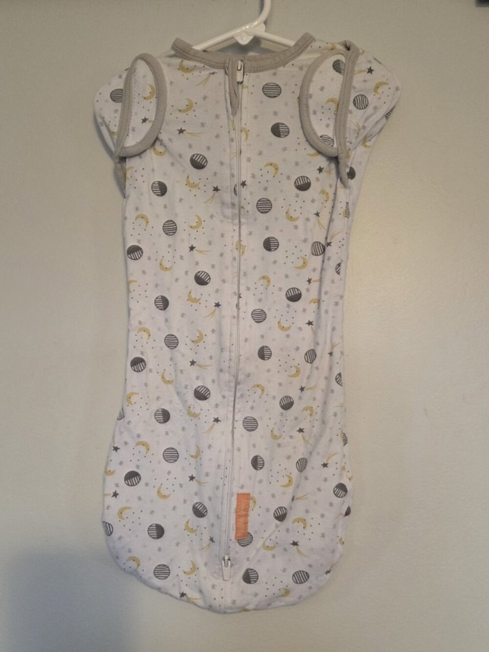 SwaddleMe Transition Bag Large Moon & Stars Gray White
